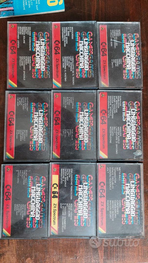 Cassette giochi Commodore 64/128 VIC20 ZX Spectrum - Console e
