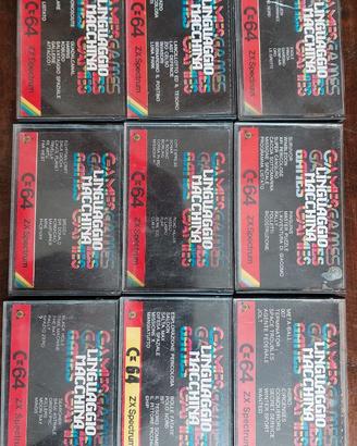 Cassette giochi Commodore 64/128 VIC20 ZX Spectrum