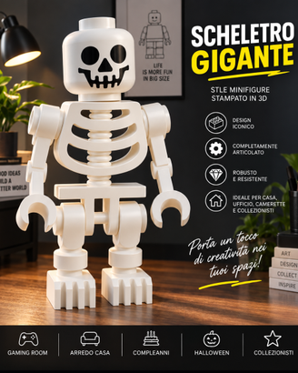 Condividi Scheletro Gigante Articolato Stampato 3D