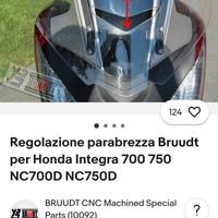 Regolazione parabrezza Bruudt x Honda Integra