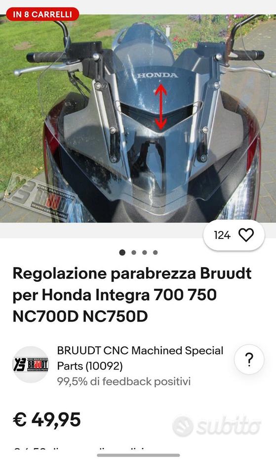 Motorcycle Parabrezza Per Honda Integra 750 Parabrezza Honda