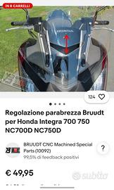 Regolazione parabrezza Bruudt x Honda Integra