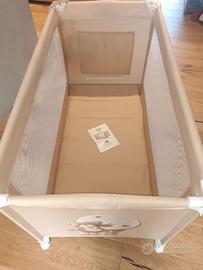 Lettino pieghevole bambino + materasso sanitario