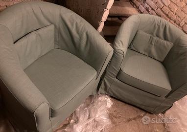 Coppia di poltrone Ikea Tullsta verde salvia