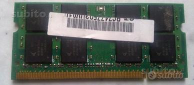 RAM Portatile DDR2-1GB PC2 5300-555