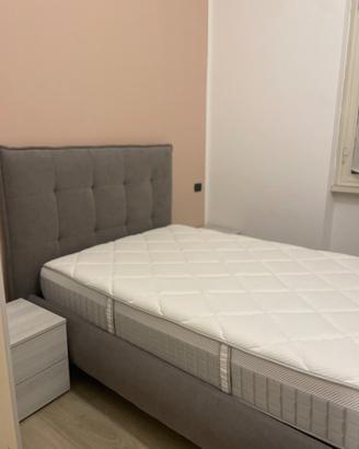 Letto Contenitore+materasso memory una piazza mezz