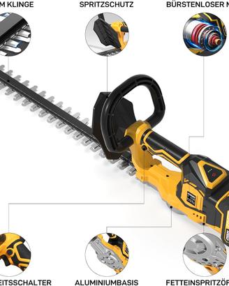 Tagliasiepi a batteria elettrico

nuovo