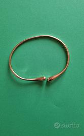 Bracciale in metallo duttile dorato 