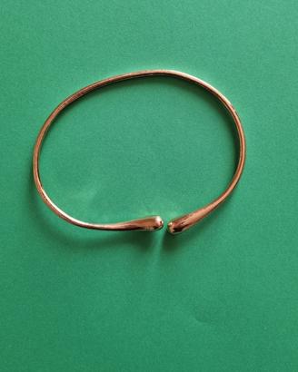 Bracciale in metallo duttile dorato 