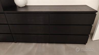 Cassettiera grande IKEA Malm marrone