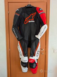 tuta intera moto alpinestar gp force taglia 54 
