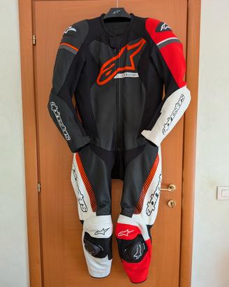 tuta intera moto alpinestar gp force taglia 54 