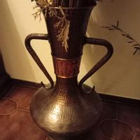 vaso  rame porta fiori o ombrell alto63cm largo 36