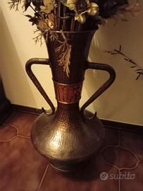 vaso  rame porta fiori o ombrell alto63cm largo 36