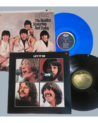 Beatles 2 Dischi - Yesterday and Today Vinile Blu 