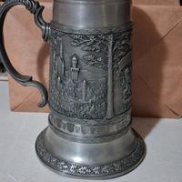 boccale birra peltro