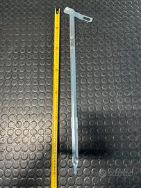 Paletto per cancello a snodo da 70 cm zincato
