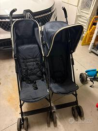 Passeggino gemellare hauck