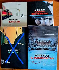 ✴️Set 3 romanzi THRILLER di ANNE HOLT 🔪🖤
