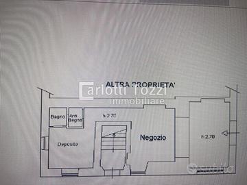 Rif.03562| fondo commerciale castiglione della pe