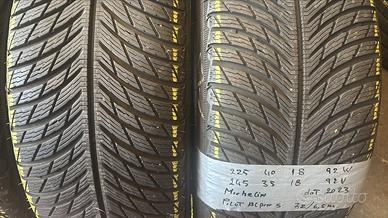 4 gomme usate 225/40/18- 245 35 18 92v Michelin in