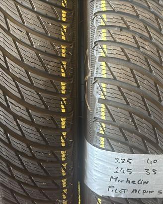 4 gomme usate 225/40/18- 245 35 18 92v Michelin in