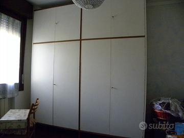 Solido armadio bianco 4 ante