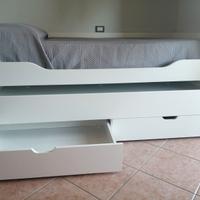 Doppio letto contenitore a scomparsa