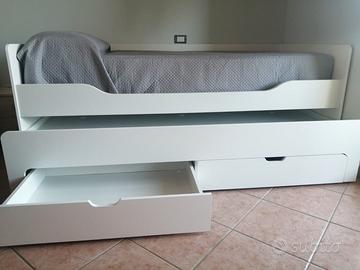 Doppio letto contenitore a scomparsa