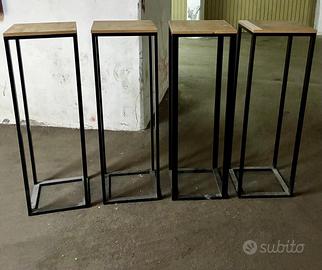 Tavoli in ferro battuto realizzato a mano