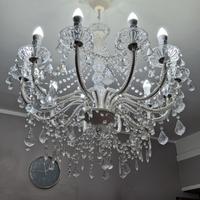 Lampadario in vetro