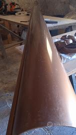 grondaie stock o pezzi singoli nuove color ramePVC