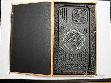 cover iphone 16 pro max fibra carbonio