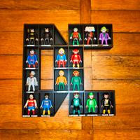 Espositore Unico per Personaggi DC Playmobil Kinde