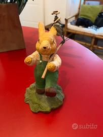 Statuetta coniglio cartapesta