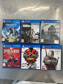 6 giochi  PlayStation 4