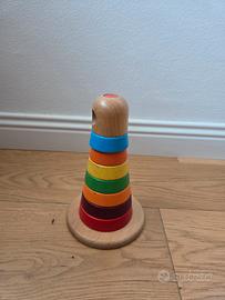 Torre Montessori in legno per bambini