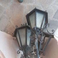 N 7 lampade in ferro battuto Euro 40 cadauna