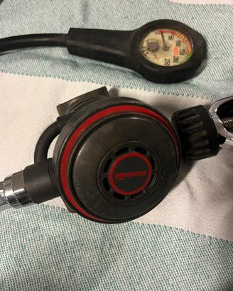 Erogatore primo e seconso stadio Mares