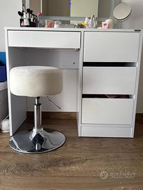 Scrivania Bianco lucido