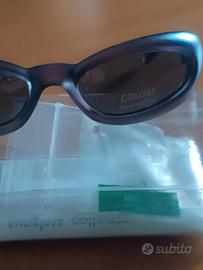 Occhiali da sole Vintage Benetton nuovi anni 90
