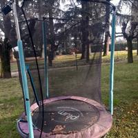 Trampolino junior con recinzione 