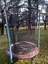 Trampolino junior con recinzione 