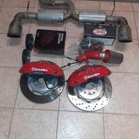 componenti preparazione abarth 500 595 695 scarico