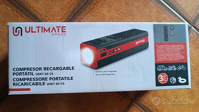 Compressore auto portatile ricaricabile