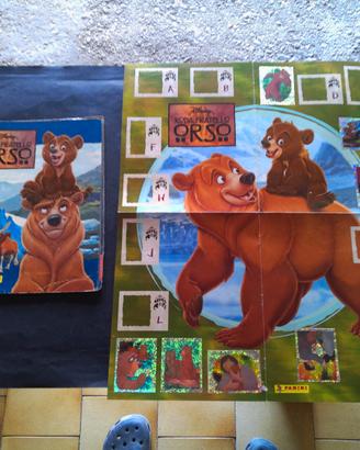 ALBUM FIGURINE FRATELLO ORSO-PANINI INCOMPLETO[R]