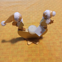 Decorazione di Natale Candela in legno Sevi Trudi