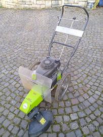 DECESPUGLIATORE A RUOTE ORIENTABILI TRIMMER GRILLO