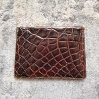 Portafoglio vintage uomo vera pelle anni '50 - '60