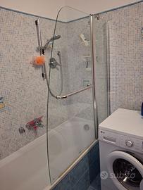 Parete sopravasca da bagno in vetro